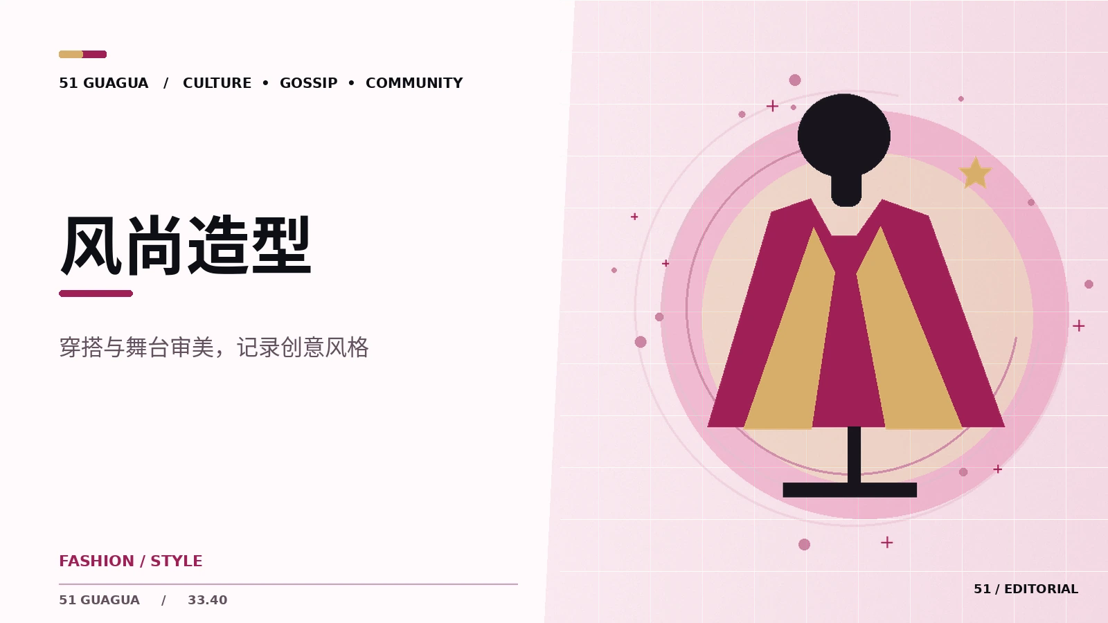 风尚造型｜衣着语言与视觉设计的阅读方法